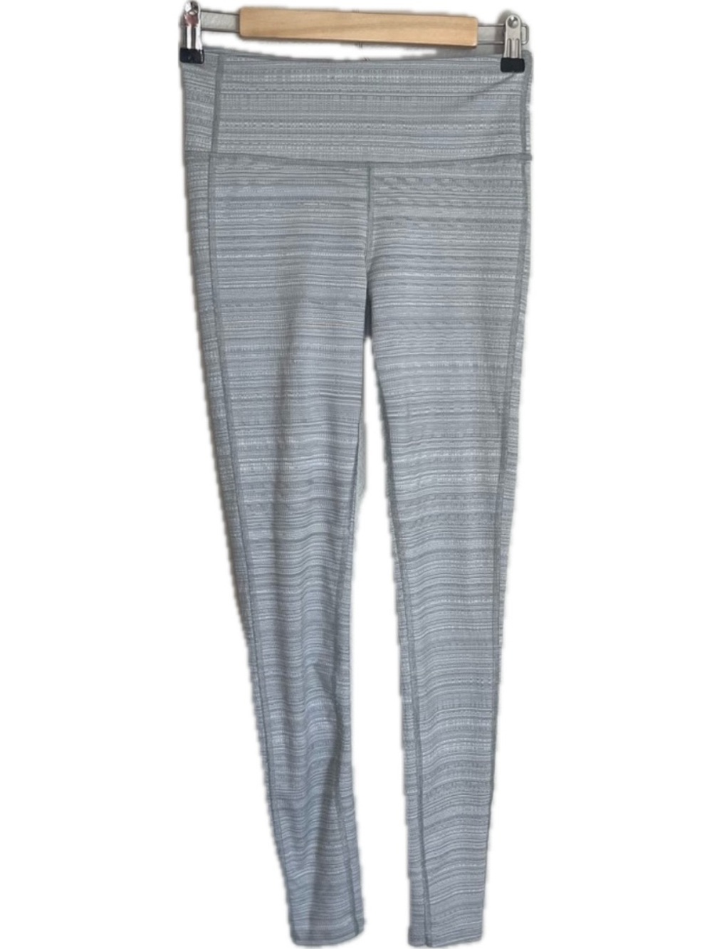 Athleta Size Small High Rise Chaturanga Tight Leggings Slate Grey/ White 056
